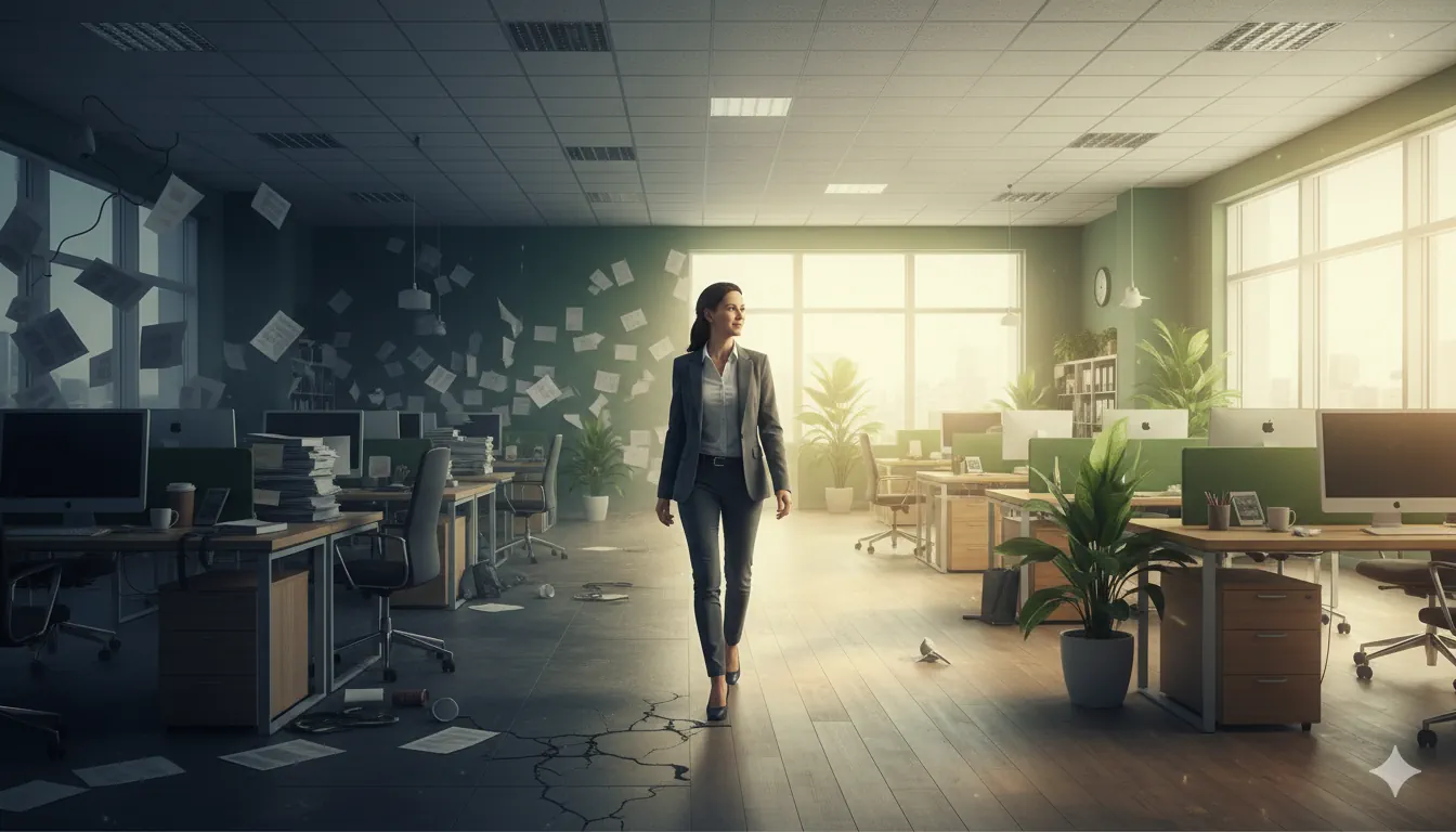 Richtige Wahl treffen bei Angst vor Arbeit - Weg von Chaos zur Lösung